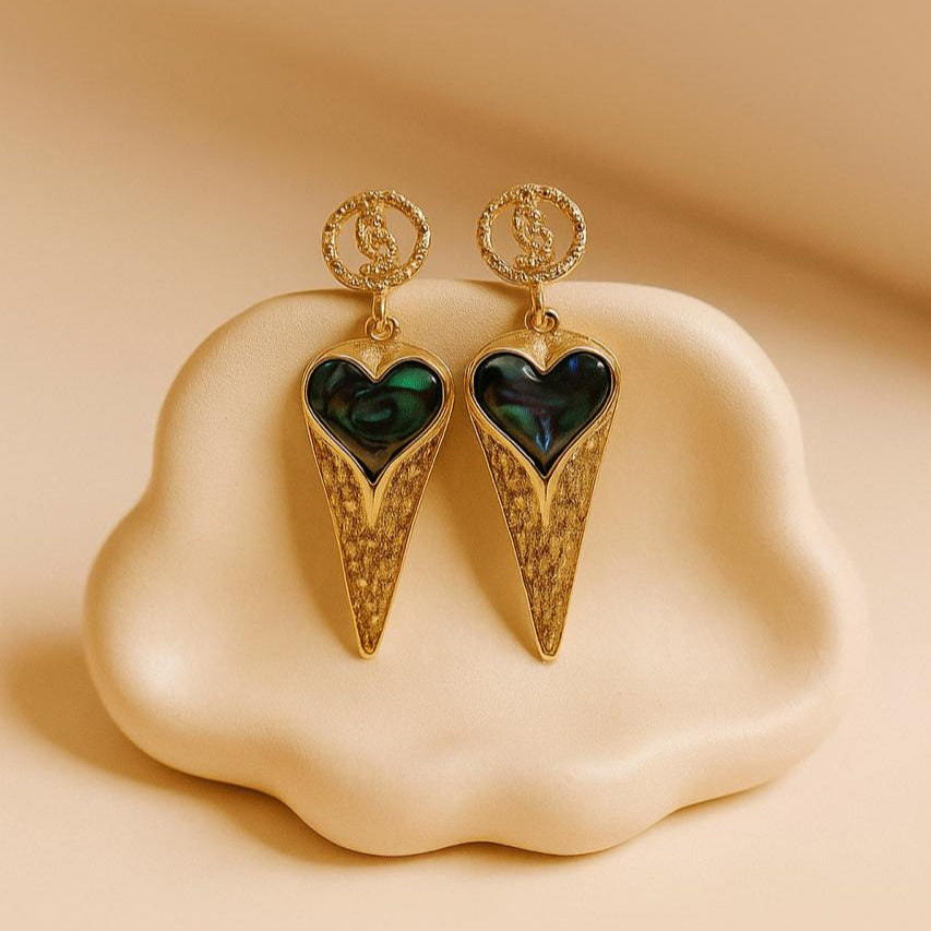 Halo Heart Earrings