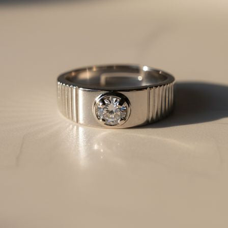 Sterling Edge Ring