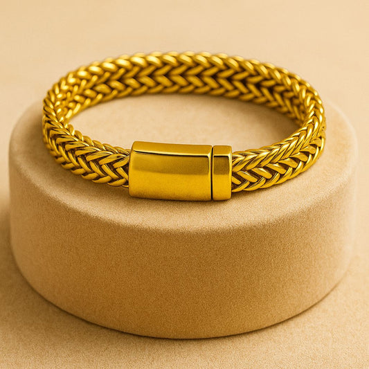 Obsidian Men's Belt Bracelet